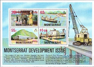 Монтсеррат, 1977, Строительство, Корабли, Порт, блок